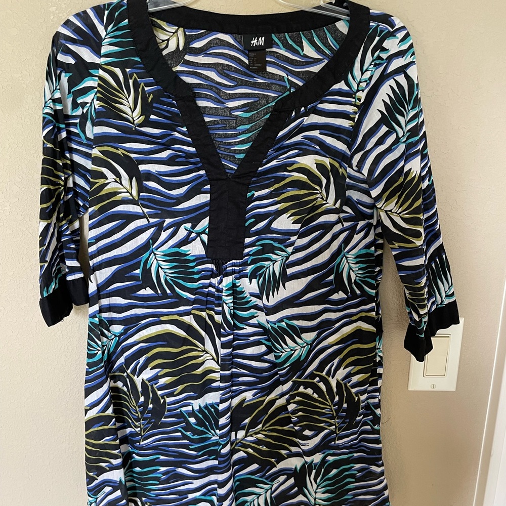 Cotton quarter sleeve shirt